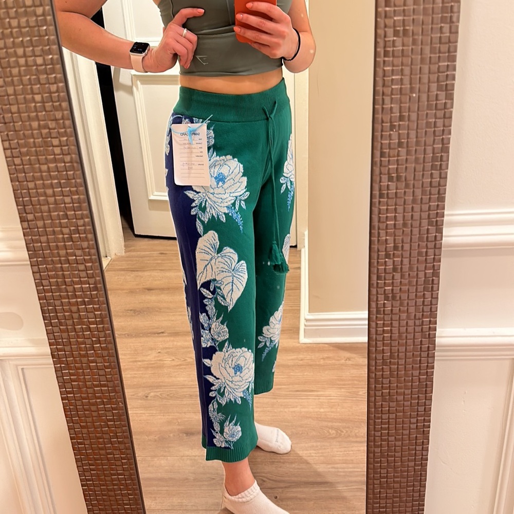 FARM Rio Soft Garden Sweaterpants Sample Size Small - Picture 7 of 9